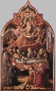 Fra Filippo Lippi Funeral of St Jerome oil painting